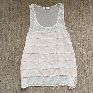 Chiffon Nude Tank